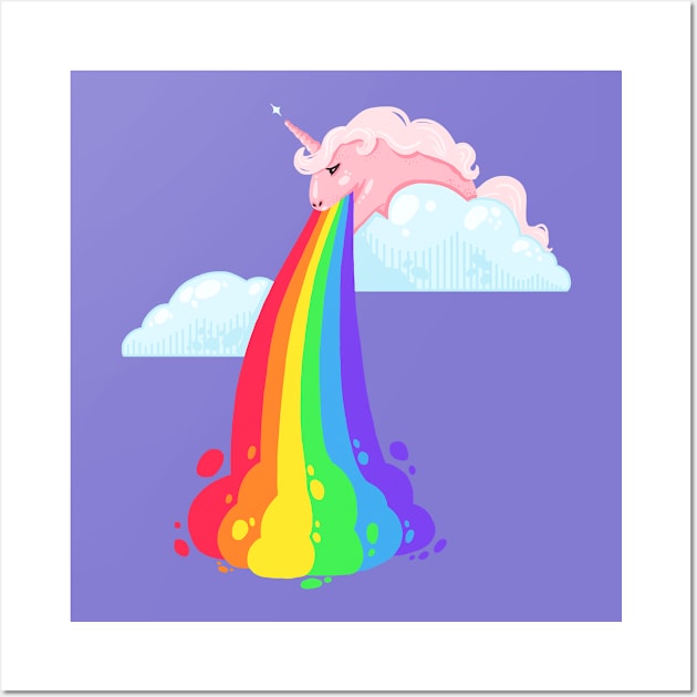 The Birth of Rainbow Wall Art by beesants